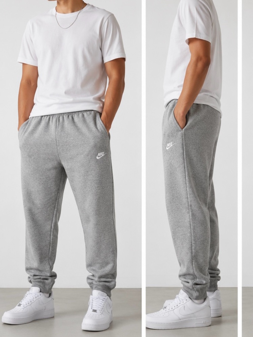 Nike Sportswear Club Fleece Jogger Men’s Size Medium Gray Sweatpants BV2671-063